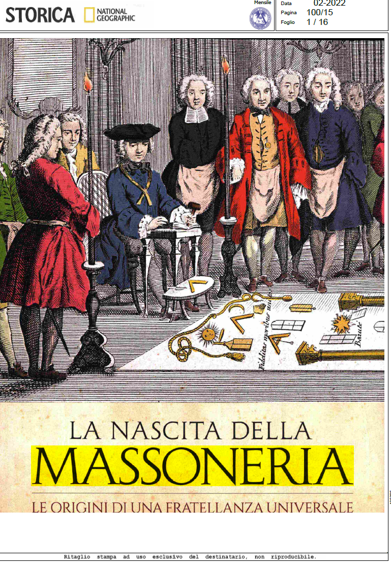 “La Nascita Della Massoneria. Le Origini Di Una Fratellanza Universale ...