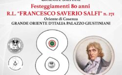 La loggia Francesco Salfi di Cosenza celebra gli 80 anni con due giornate dedicate all’illustre letterato, politico e librettista. Il 24 ottobre la premiazione degli studenti